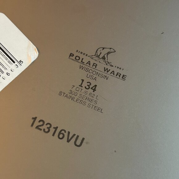 Polar Ware Stainless Steel 7-Qt. Solution Basin - Picture 5 of 8